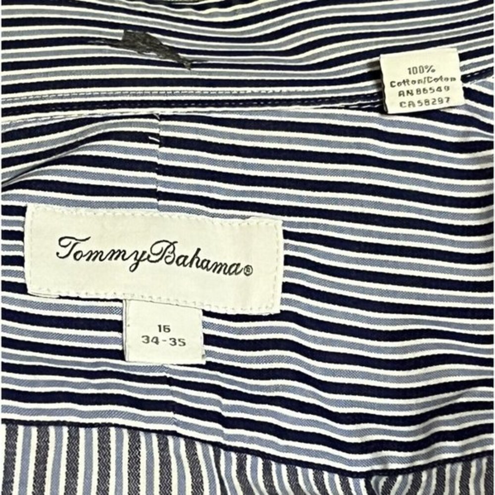 Tommy Bahama Dress long sleeve button button-down size 16 34/35 - Picture 4 of 4